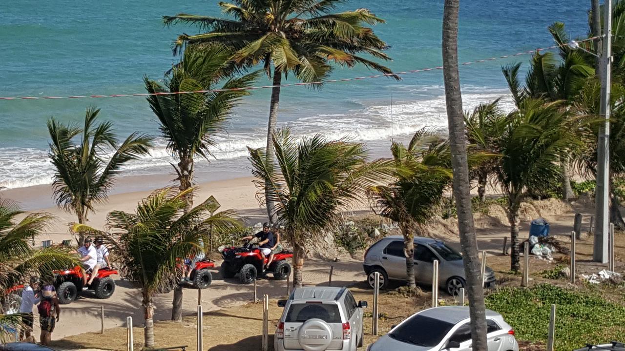 Praia Tabatinga Ap Beira Mar Com Vista Deslumbrante Da Praia Jacuma  Exterior photo